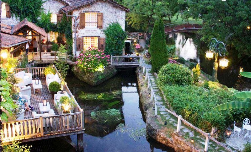 ホテル Le Moulin Du Roc ブラントーム エクステリア 写真